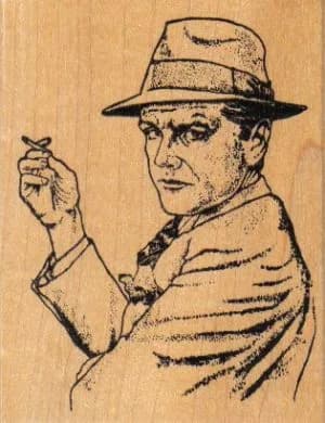 Smoking Man 2 1/4 x 2 3/4-0