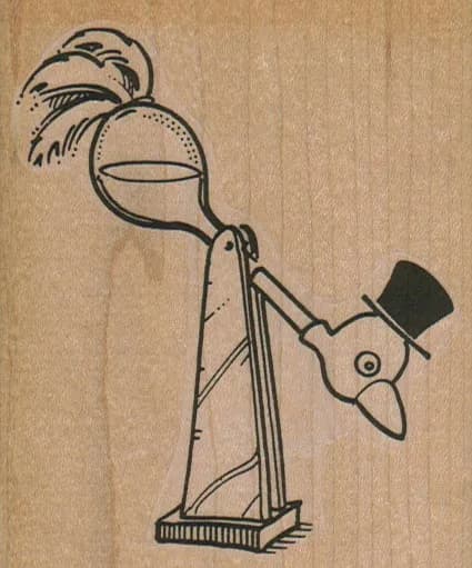 Perpetual Motion Bird 3 x 3 1/2-0