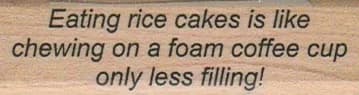 Eating Rice Cakes 3/4 x 2 1/2-0
