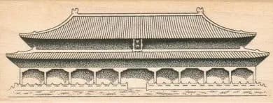 Asian Temple 2 1/4 x 5 1/4-0