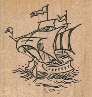 Galleon 2 1/4 x 2 1/4-0