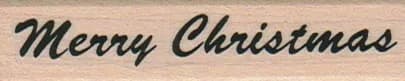 Merry Christmas Writing 3/4 x 2 3/4-0
