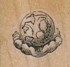 Globe On Clouds 1 x 1-0