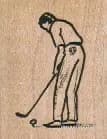 Golfing Man 1 1/4 x 1 1/2-0