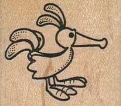 Funny Bird Side 1 3/4 x 1 1/2-0