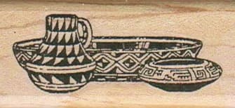 Southwest Pottery 1 x 2 1/4-0