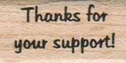 Thanks For Your Support 3/4 x 1 1/4-0