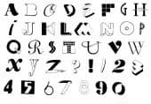 Fun Collage Alphabet Unmounted-0