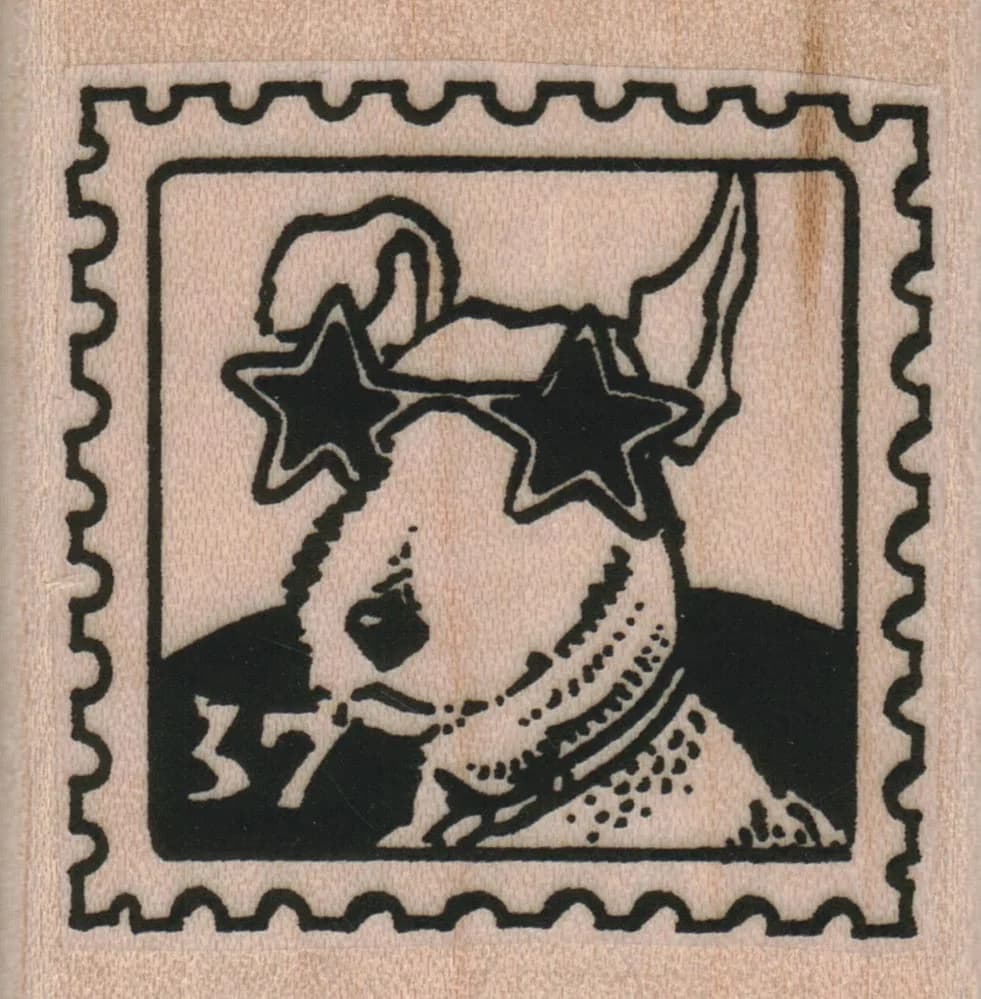 Way Kewl Terrier Postoid 1 3/4 x 1 3/4-0