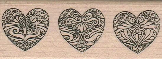 Three Heart Border 1 1/2 x 3 3/4-0