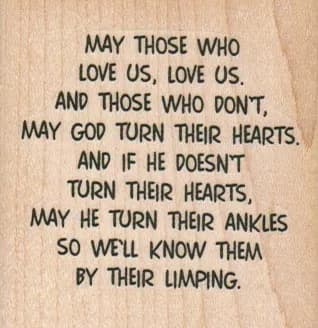 May Those Who Love Us 2 1/4 x 2 1/4-0