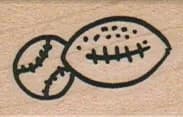 Football & Baseball 1 x 1 1/4-0