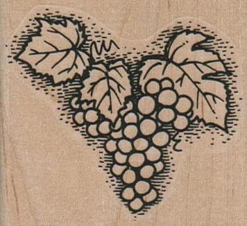 Grapes And Leaves 2 1/2 x 2 1/4-0