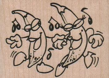 Dancing Bananas 2 1/2 x 1 3/4-0