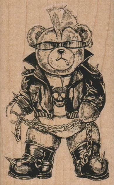 Biker Bear 2 3/4 x 4 1/4-0