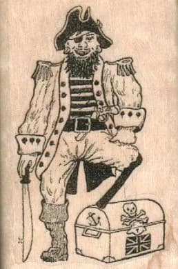 Pirate & Chest /Sm 1 1/2 x 2 1/4-0