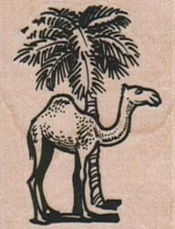 Camel And Palm Tree 1 1/2 x 1 3/4-0
