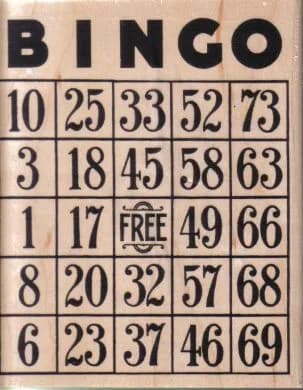 Bingo Card 4 3/4 x 5 3/4-0
