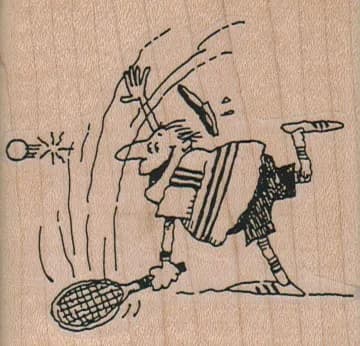 Tennis Player 2 1/2 x 2 1/2-0