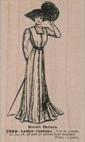 McCall Pattern Dress Lady 2 1/2 x 4-0