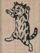 Cat Running On Hind Legs 1 x 1 1/4-0
