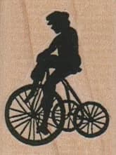 Silhouette Boy/Tricycle/Lg 1 1/4 x 1 1/2-0