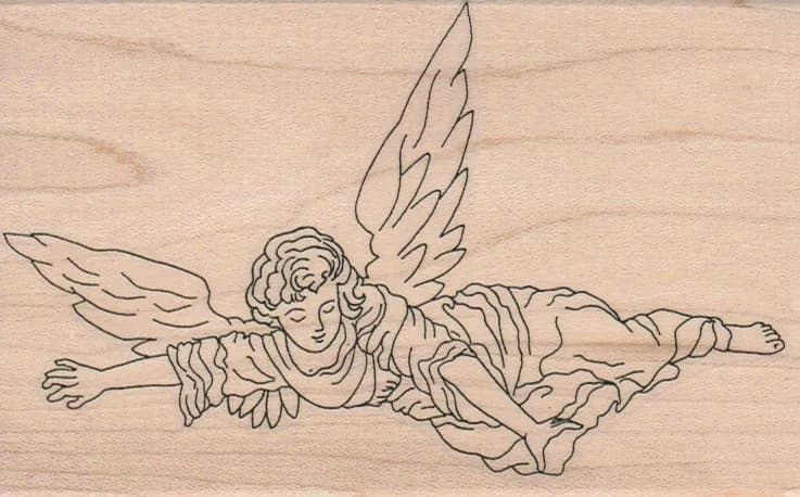 Angel Looking Down Lg 3 1/4 x 5-0