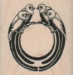 Birds On Ring 1 3/4 x 1 3/4-0