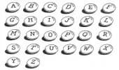 Circle Alphabet (Unmounted)-0