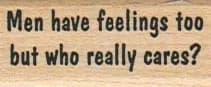 Men Have Feelings Too 3/4 x 1 1/2-0