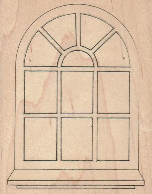 Arched Window 3 1/2 x 4 1/4-0