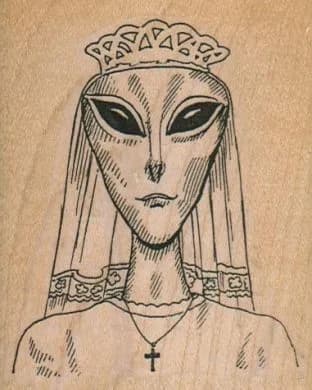 Alien Princess 2 3/4 x 3 1/4-0