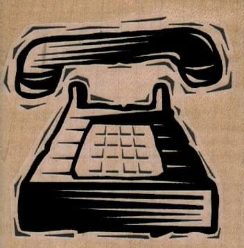 Telephone Ringing 2 1/2 x 2 1/2-0