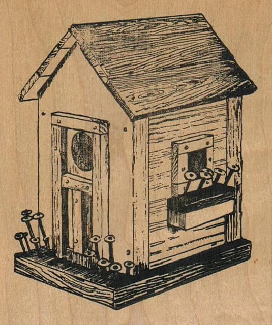 Birdhouse/Plank Roof/Lg 3 3/4 x 4 1/2-0
