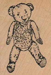 Teddy Small Hearts 1 1/2 x 2 1/4-0