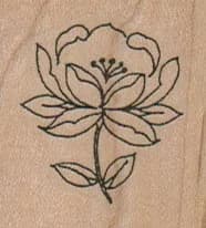 Flower Single 1 1/2 x 1 1/2-0