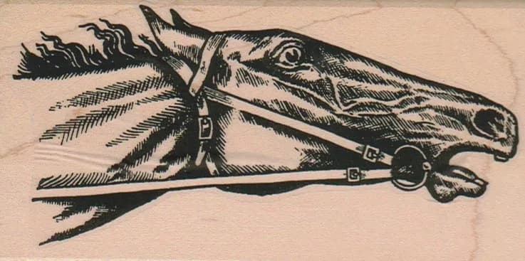 Horse Head 2 3/4 x 5-0