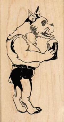 Kewl Dog With Brewski 2 x 3 3/4-0