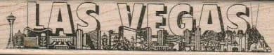 Las Vegas Skyline/Words 1 1/4 x 6-0