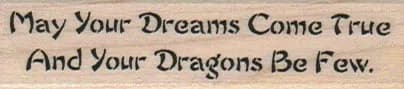 May Your Dreams 3/4 x 2 3/4-0