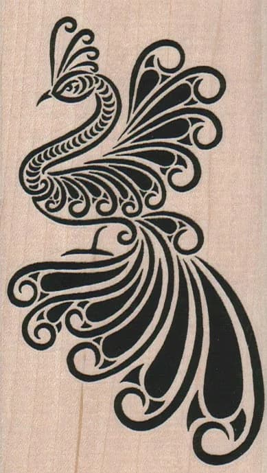 Tribal Peacock Solid 2 3/4 x 4 3/4-0
