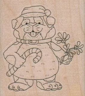 Christmas Animal 2 x 2 1/4-0