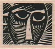 Tribal Mask 1 1/4 x 1 1/4-0