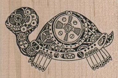 Steampunk Turtle 2 3/4 x 1 3/4-0