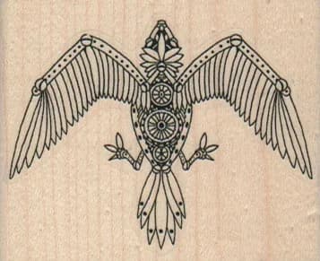 Steampunk Bird 2 1/2 x 2-0