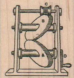 Gears Rotating 1 3/4 x 1 3/4-0