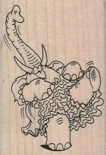 Elephant CanCan Dancer 2 1/2 x 3 1/2-0