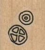Petroglyph Circles 3/4 x 3/4-0