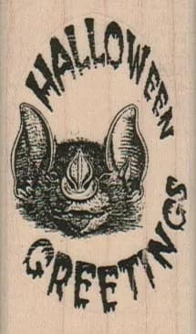 Halloween Greetings 1 1/2 x 2 1/2-0