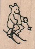 Bear Skiing Downhill 1 x 1 1/4-0